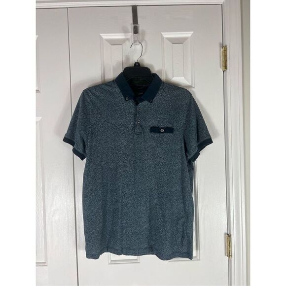 Ted Baker Mens Polo Shirt Size 4 - Picture 1 of 4
